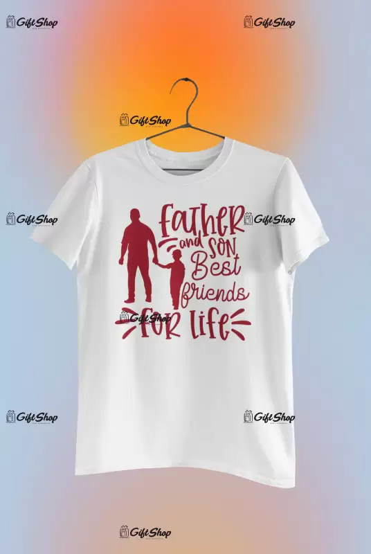 Father and son, tricou cu mesaj, tgs0276b